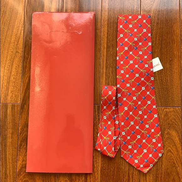 NWT St. Dupont Silk Tie - Picture 4 of 4